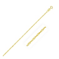 Nathalias NY สร้อยคอทองคำแท้ 10K (1.5 มม.) ลายสิงคโปร์ Singapore Chain in 10k Yellow Gold (1.5 mm) 2