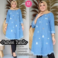 Fumee LONG Tunic JEANS PREMIUM <LD 110CM PB 100CM>