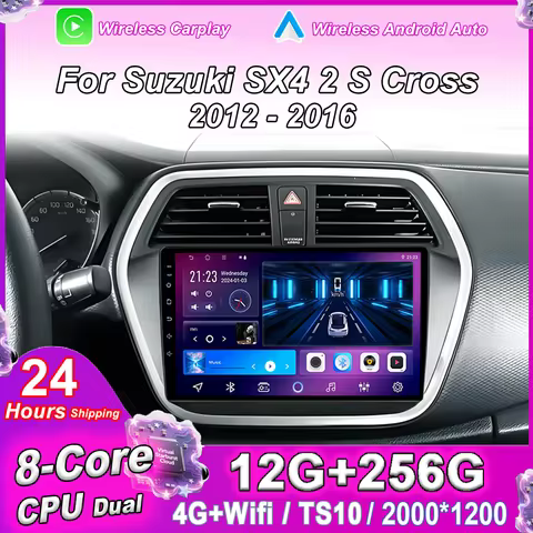 Android For Suzuki SX4 2 S Cross 2012-2016 Car Intelligent Systems Multimedia Video Player GPS DSP C