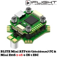 iFlight 20x20mm BLITZ Mini ATF435 Flight Controller & Mini E55S 55A 2-6S 4In1 ESC for RC FPV Drone M