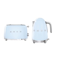 Smeg Breakfast Set Kettle KLF04PBUK + Toaster TSF01PBUK (Pastel Blue)