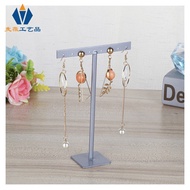 Jewelry Display Stand Iron Earring Display Stand T-Shaped Hanging Earring Stand Earring Storage Disp