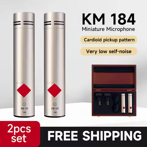 Professional Studio Condenser Mic KM 184 Cardioid for High Quality Vocal Acoustic Instrument and Str