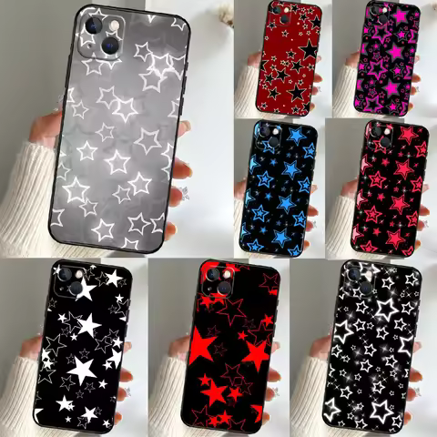 Y2k Star Element Case For Honor Magic 7 6 5 Pro Honor 200 400 Lite 50 70 90 X9b X9a X8b X8a X8 X9 X9