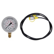 Hydraulic Hose Pressure Test Coupling Point Kit, M16 2-BSP1 / 4 Pressure Gauge 250BAR/3600PSI with 1