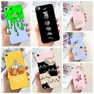 Redmi Note 5A Prime Case Fashion Cute Flowers Cat Funny Painted Shockproof Silicone Bumper Cover Xiaomi Redmi Note 5A Prime Phone Case Bumper