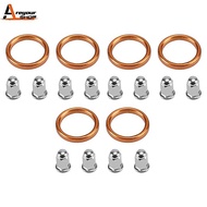 On SALE 6 Exhaust Gaskets & 12 Cap Nuts For Honda Valkyrie GL1500C/D, GL1500CF, GL1500CT Motorcycle 