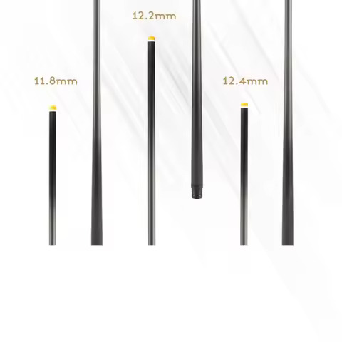 David Loman 29" Ultra Style Pro-taper Low Deflection Carbon Fiber Billiard Pool Shaft 11.8/12.2/12.4