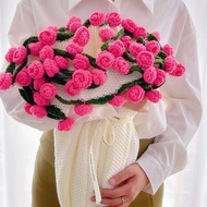 [New Product] Rose Bouquet Blanket Immortal Flower Nap Blanket Pastoral Hand-woven Lily of the Valle