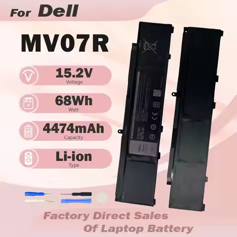 High Performance MV07R 4cells Laptop Battery For Dell G3 15 3500 3590 G5 5500 5505 SE Series Noteboo
