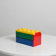 P:BLOCK 雙層 積木造型 便當盒 環保 便當 食物袋 野餐 日本製