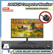 SG Stock PC Monitor 24 inches/ 75Hz 22V Display Murch Tablet Laptop Office HD Display 1ms Frameless 