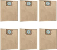 DXVA19-4104 Disposable Filter Bags 6Pack Compatible with DEWALT 5-8 Gallon Wet/Dry Vacuum: DXV05P, D