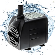 Mini Submersible Water Pump Flow Adjustable Electric Max 1000L/H Flow 4.9ft Lift Portable Mini Pump 