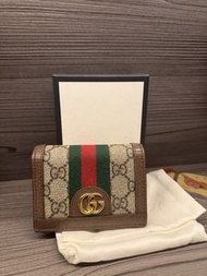 GUCCI 經典款對摺銀包wallet