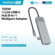 Momax 1-Link USB-C Hub 8 In 1 Multiport Adapter