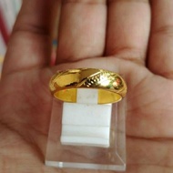 Cincin tunangan emas 24k kadar 99