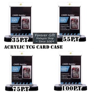 TCG Magnetic Card Holder Sarung Kad | 35PT 55PT 360PT Acrylic Casing | PTCG Card Game | 全哥卡砖 D11