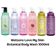 Watsons Love My Skin Botanical Body Wash 1000ml