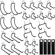 ELEAD 28 Pack Heavy Duty Pegboard Hooks