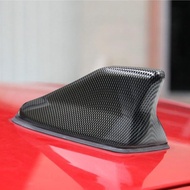 【CC】 16cm Carbon Car Roof Top Mount Fin Antenna Toppers Radio Amplifier