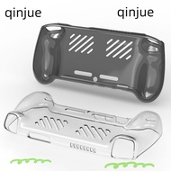 QINJUE Handheld Game Console , TPU Transparent Protective Cover, Soft Anti-scratch Shockproof Host S