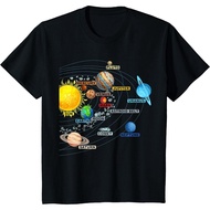Distro Premium Solar System Planets Kids T-Shirt - Astronomy Space science - Girls Boys T-Shirt