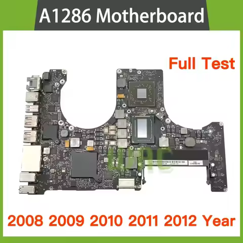 Original A1286 Motherboard for MacBook Pro 15" Logic Board 820-2850-A/B 820-2915-A/B 820-3330-B 2008