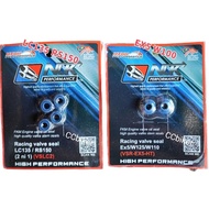 NLK Valve Seal Racing (FKM material) Blue Honda EX5 Wave100 RS150 / Yamah LC135 Y15ZR etc