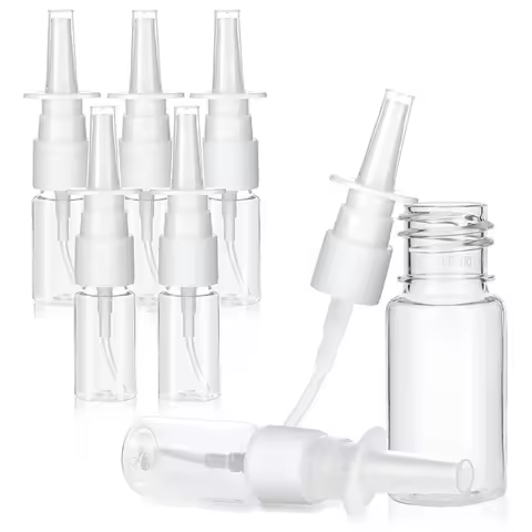 1pcs 5/10/20/30ml Empty Plastic Nasal Spray Bottles Pump Sprayer Mist Nose Spray Refillable Bottle f