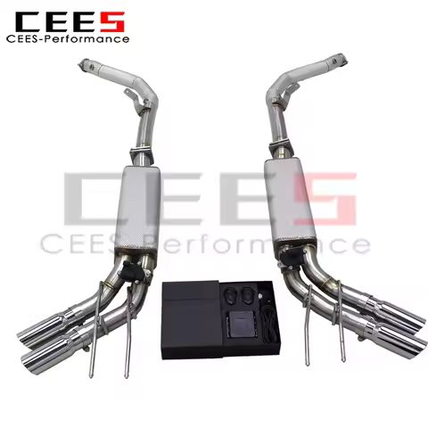 CEES Valvetronic Catback Exhaust pipe for Mercedes-Benz G63 AMG W463 2013-2019 Exhaust System G63 Ex