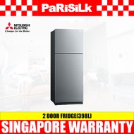 (Bulky) MITSUBISHI MR-FS51ES-SSL-P 2 DOOR FRIDGE(398L)(Energy Efficiency Class 3)