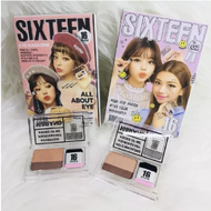 SIXTEEN EYESHADOW - SIX TEEN EYE MAGAZINE - 16BRAND KOREA EYE SHADOW 16 BRAND-RANDOM