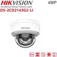 Hikvision DS-2CD2143G2-LI 4MP AcuSense Smart Hybrid Light Fixed Dome Network Camera