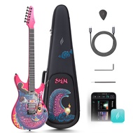 Enya Inspire ขนาด 39 นิ้ว กีตาร์ไฟฟ้าคาร์บอนไฟเบอร์อัจฉริยะ มาพร้อมลำโพงไร้สาย 15 วัตต์ โทนเสียงเฉพา