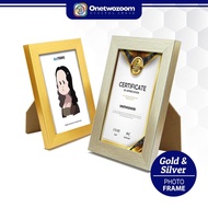 Photo Frame Gold & Silver | Polystyrene Photo Frame | Picture Frame | 4R / 5R / 6R / 8R / 8RW / A4