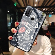 Softcase Glass Kaca OPPO A53 A33 2020 - Casing Hp OPPO A53 A33 2020 - C42 - Pelindung hp  - Case Handphone - Casing Handphone