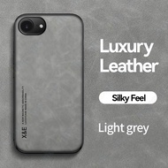 Jingsanc For iPhone 16e Phone Case Luxury Sheepskin Leather With Attraction Inside Light and Thin Ca