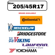 205/45R17 Continental MC7 Laufenn SFIT LK01 Michelin Pilot Sport 5 Bridgestone RE004 Viking PT6 Yoko