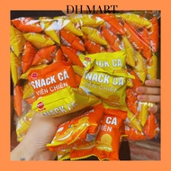 Bag of 60 packs of THREE BROTHERS Fish Ball Snack - Haidilao Fried Fish Ball Snack - childhood food