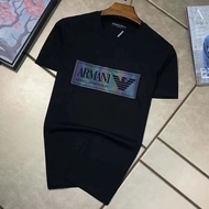 EA7 Reflective Print Casual T-Shirt for Men & Women