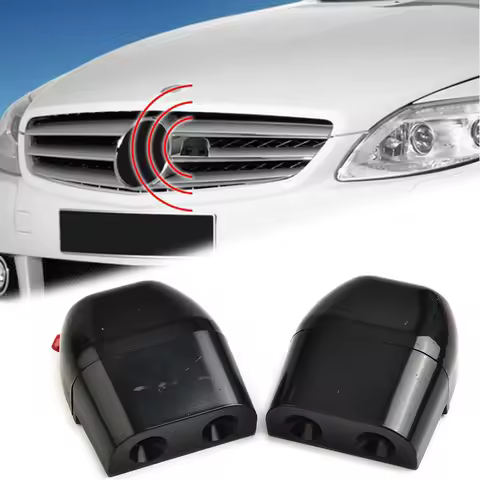 2-Pack Car Deer Whistle For Grille Mount-Ultrasonic Animal Repeller For Trucks Vans Motorcycles Blac