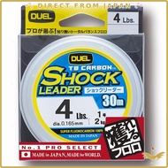 DUEL TB CARBON Fluorocarbon Fishing Line Shock Leader - High Strength & Sensitivity, 30m/25m (Variou