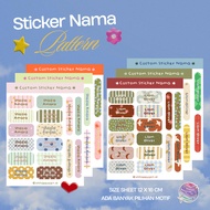 Custom Name Stickers Boy'sGirl Decorative Paper Name LabelDesigns