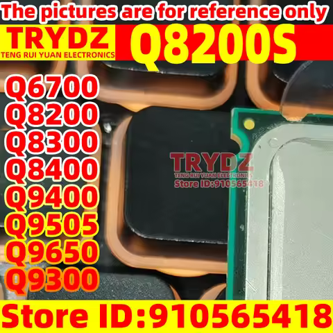 1pcs Q8200S 2.33G / Q9400S 2.66G Q8400S Q6700 Q8200 Q8300 Q8400 Q9400 Q9505 Q9650 Q9300 LGA775 Quad 