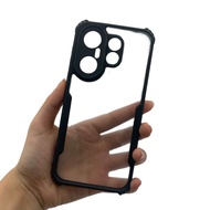 เคสขอบสี หลังใส เคสPC สำหรับรุ่น Vivo X200FE เคสมือถือ กันกระแทก Vivo X200 FE