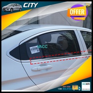 Honda City GM6 T9A 6th Window Chrome Lining For City (2014-2019) Vacc Auto Car Accessories