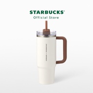 Starbucks Stainless Steel Cream & Brown STANLEY Cold Cup 30oz. ทัมเบลอร์สตาร์บัคส์สแตนเลสสตีล ขนาด 3
