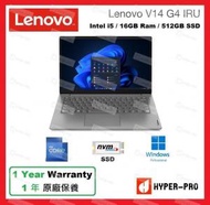 Lenovo - V14 G4 14 吋 筆記簿型電腦 Intel 13代 CPU i5 16GB 512GB SSD (灰色)
