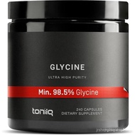 Toniiq 1300mg Glycine Supplements - 4 Month Supply - Min. 98.5%+ Tested - Ultra High Strength and Bi